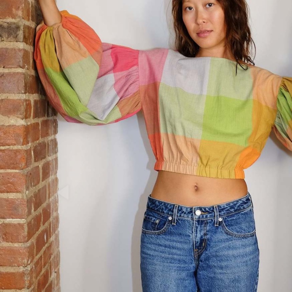 RUJUTA SHETH
Women's Elizabeth Top, Jupiter Chex